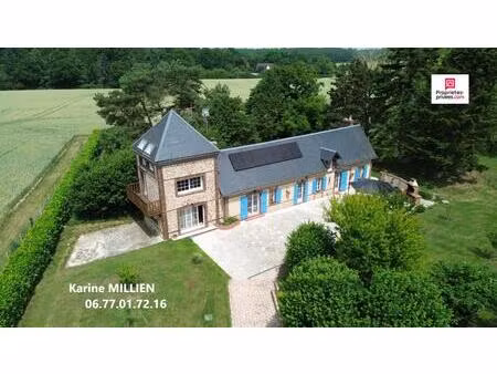 dampierre sur avre 28350 maison individuelle - 1 étage - 5 chambres - garages - terrain - 