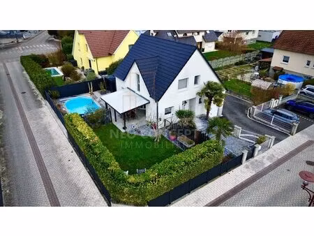 * drusenheim - magnifique maison moderne et sans travaux disponible à la vente avec piscin