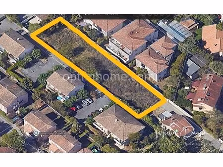 vente terrain 1400 m² toulouse (31100)
