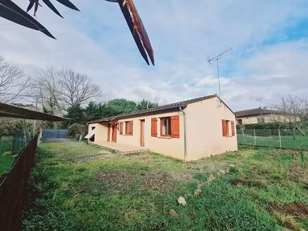 villa de plain-pied à vendre à saint sulpice sur lèze - 4 pièces  jardin clôturé