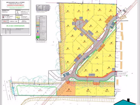 achat terrain 359m² challans 85300