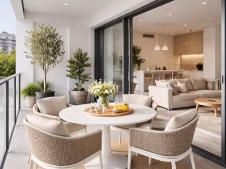 --magnifique 2 pieces neuf 46 m² + balcon 7 m² expo sud sur cour proche centre ville