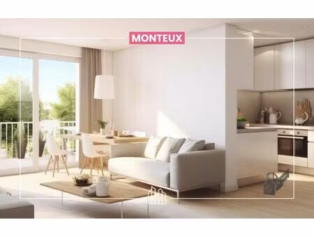 vente appartement neuf 3 pièces 60m2 monteux - 215000 € - surface privée