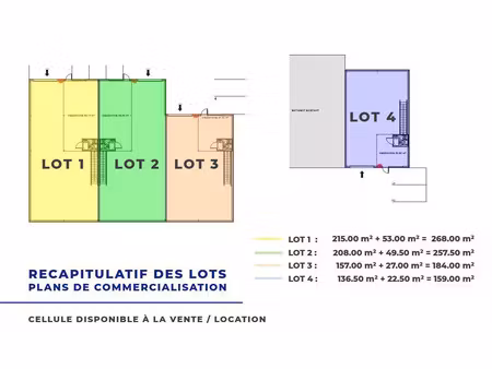 vente commerce 260 m² haute-goulaine (44115)