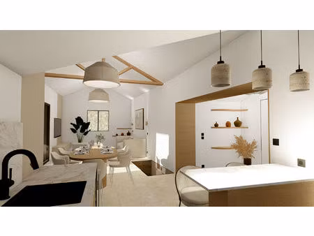 t-5 duplex avec jardin et parkings - neuf