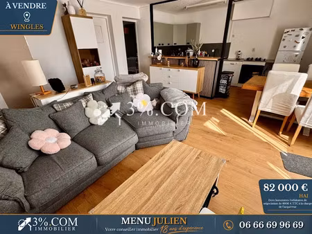 vente appartement 4 pièces 66.94 m² à wingles (62410)  82 000 €