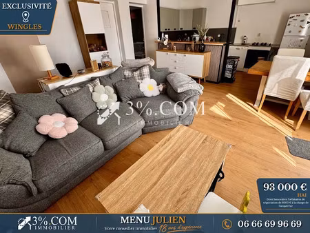 vente appartement 4 pièces 66.94 m² à wingles (62410)  86 000 €