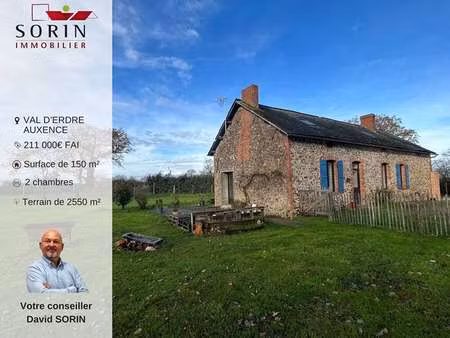 vente maison au louroux-beconnais (49370) : à vendre / 150m² le louroux-beconnais