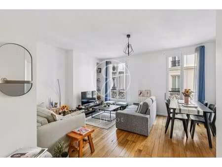 paris 16e - porte de saint-cloud - appartement à vendre - 2 pièces - 40 82m² carrez - 1 ch