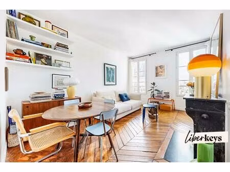 2p coup de cœur – charme & luminosité – batignolles / la fourche