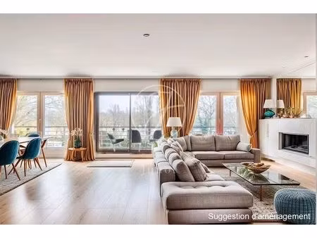 saint-cloud - les coteaux - appartement à vendre 136 m² - 3 chambres - vue seine