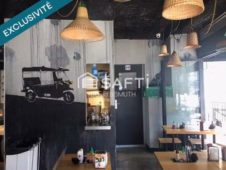 levallois restaurant 110 m2 angle de rue avec terrasse extraction 400 liscence 4 credit ve