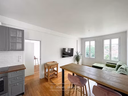 meudon val fleury - appartement 3 pieces meuble - 59m2 - 364