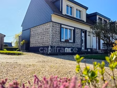 à vendre maison semi-mitoyenne 3 pièces de 68m² à monchy sur eu (76)