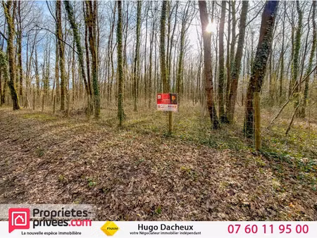 vente terrain 6783 m² à thénioux (18100)  45 000 €