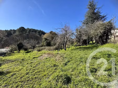 vente terrain 1556 m² à les salles-du-gardon (30110)  80 000 €