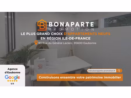 vente appartement 2 pièces 63 m² ermont (95120)