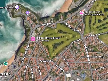 vente terrain à batir 597 m² à biarritz (64200)  1 155 000 €