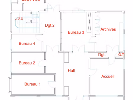 local professionnel rdc montabo cayenne 149m2 1800eur