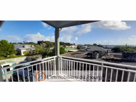 sainte rose - hyper centre: appartement t3 meublé avec terra