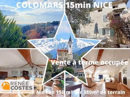 vente à terme occupée sur 60 mois - colomars (06670)