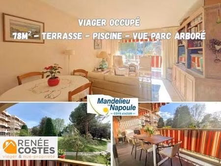viager occupé - f74-h75 ans - mandelieu la napoule (06210)