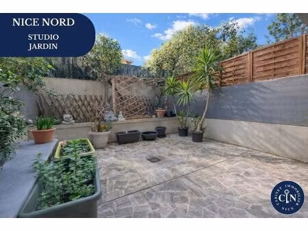 studio avec jardin – nice nord / gorbella