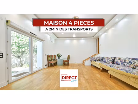 maisons 3p + garage + jardin