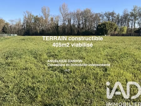 vente terrain à bâtir 405 m²