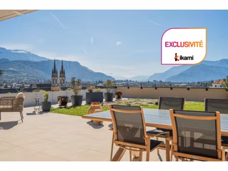 appartement t4 récent - centre voiron - avec terrasse except