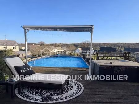vente maison piscine à port-brillet (53410) : à vendre piscine / 111m² port-brillet