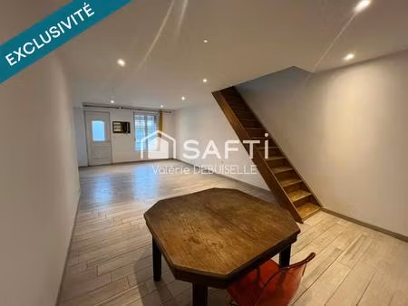 avec passage latéral et garage