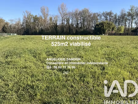 vente terrain 525 m² saint-maurice-de-gourdans (01800)