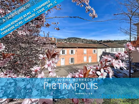 maison de ville rénovée de 93 m² – terrasse intimiste de 42