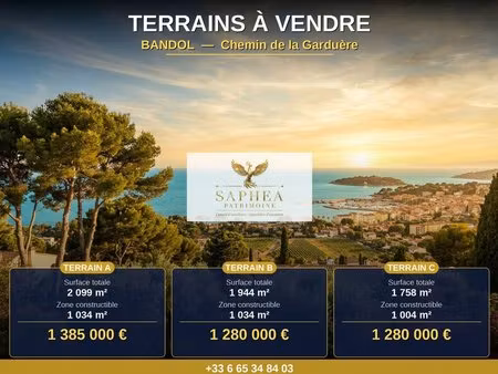 achat : terrain (83150)