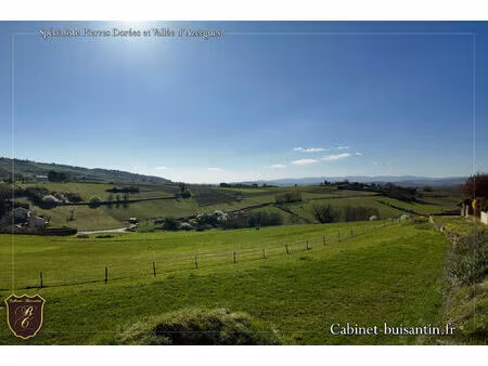 vente terrain 542 m² val d’oingt (69620)