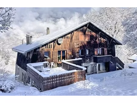 vente maison 7 pièces 310 m² morillon (74440)