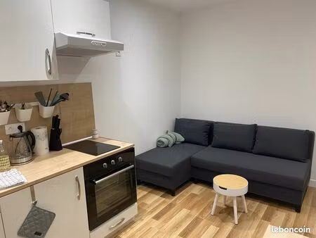 charmant appartement rdc rénové meublé