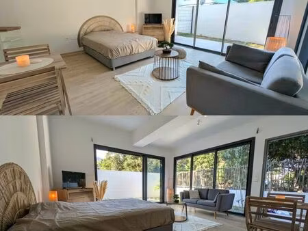 appartement 1 pièce avec jardin 31m²