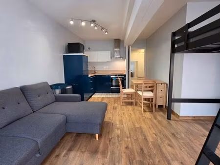 location meublée 34m2 + terrasse privée 7m2