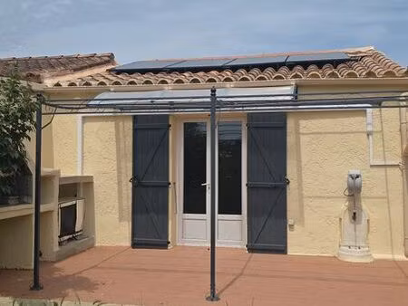maison de plain-pied ensoleillée  classée dpe b  avec jardin 60m2 une terrasse un coin bar