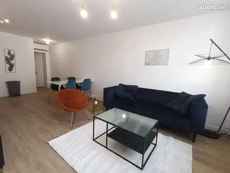 t2 traversant meublé avec jardin