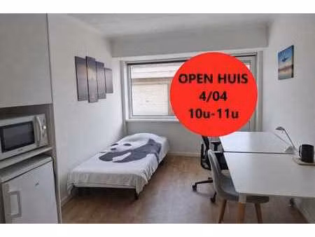 open huis zaterdag 04/04 van 10u – 11u . lichtrijke studi...