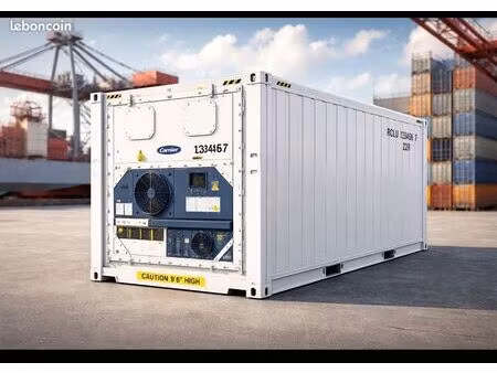 container box frigorifique / chambre froide / froids positifs et négatifs / accès facile