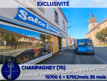 fonds de commerce salon de coiffure