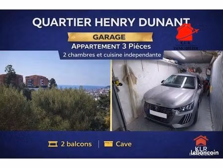 appartement 3 pièces 57 m²