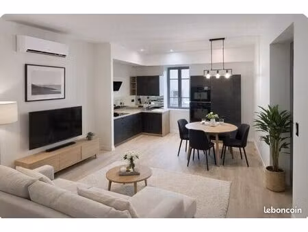 duplex t3 54 m2 - entrée indépendante- proche gare - climatisé - faibles charges