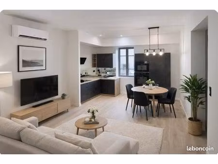 duplex t3 54 m2 - proche gare - climatisé - faibles charges