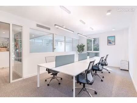 location poste de travail dans bureaux refaits à neufs / nice centre