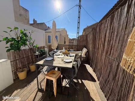 t2/t3 endoume de 51m² + terrasse 21m²